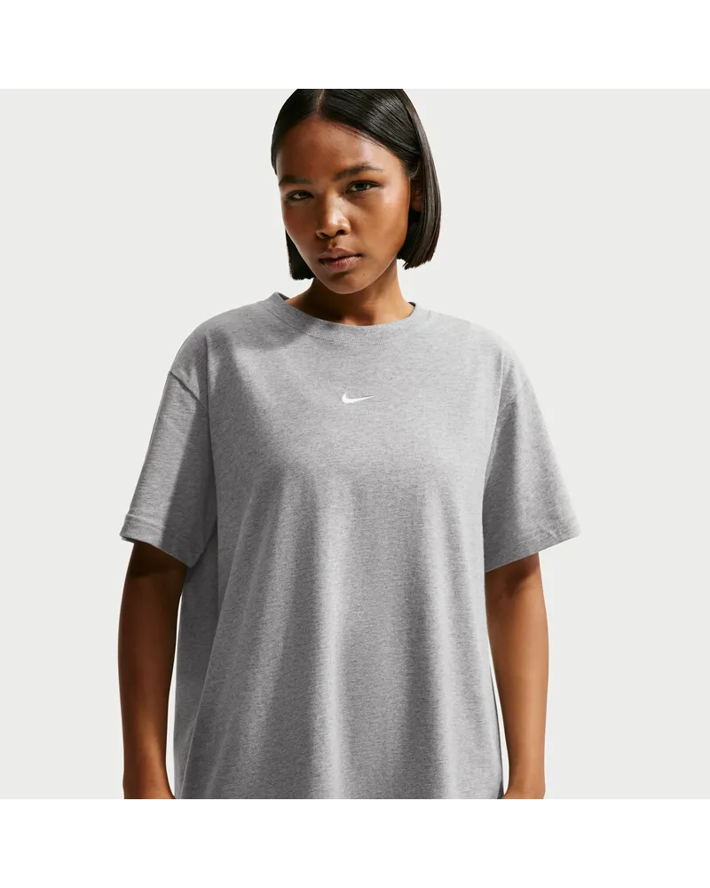 Nike Classic Oversize-T-Shirt (Damen) - Grau Grau