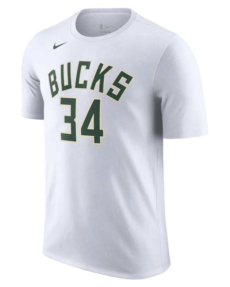 Nike Milwaukee Bucks  NBA-T-Shirt für Herren - Weiß Weiß