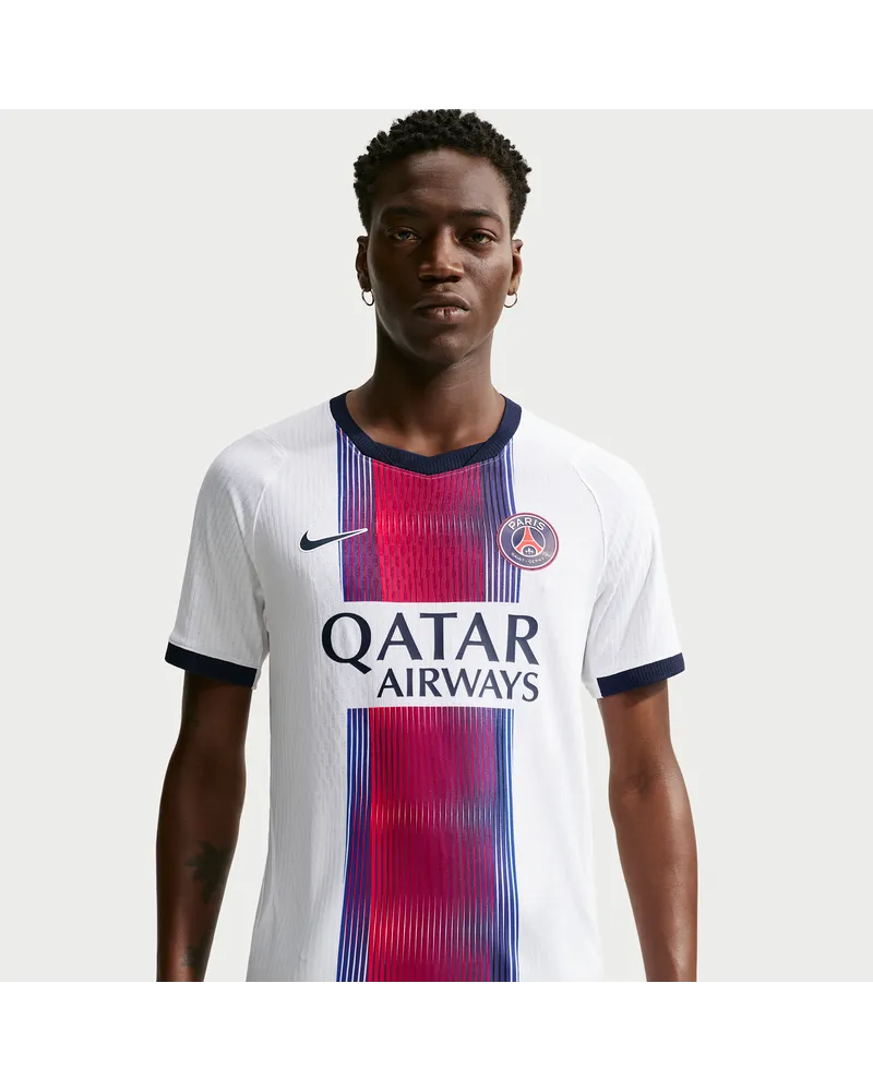 Nike Paris Saint-Germain 2026/27 Match Away  Aero-FIT authentisches Fußballtrikot (Herren) - Weiß Weiß