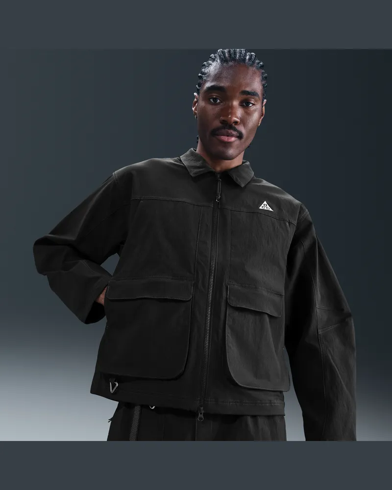 Nike ACG "Smith Summit" UV-Jacke (Herren) - Schwarz Schwarz