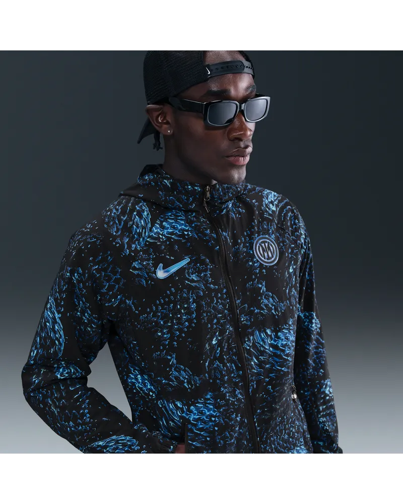 Nike Inter Mailand AWF  Fußballjacke aus Webmaterial (Herren) - Blau Blau