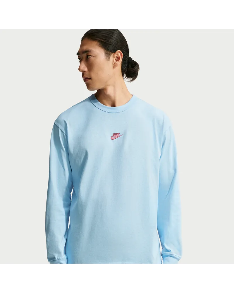 Nike Premium Essentials Longsleeve für Herren - Blau Blau