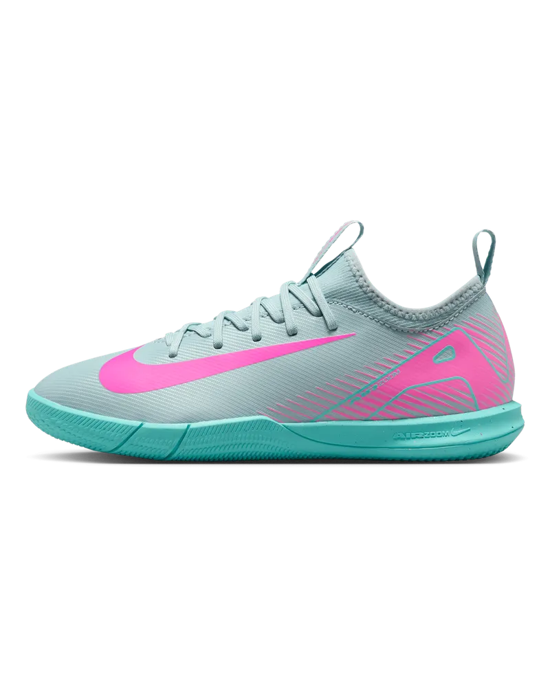 Nike Jr. Mercurial Vapor 16 Academy IC Low-Top-Fußballschuh (jüngere/ältere Kinder) - Grau Grau