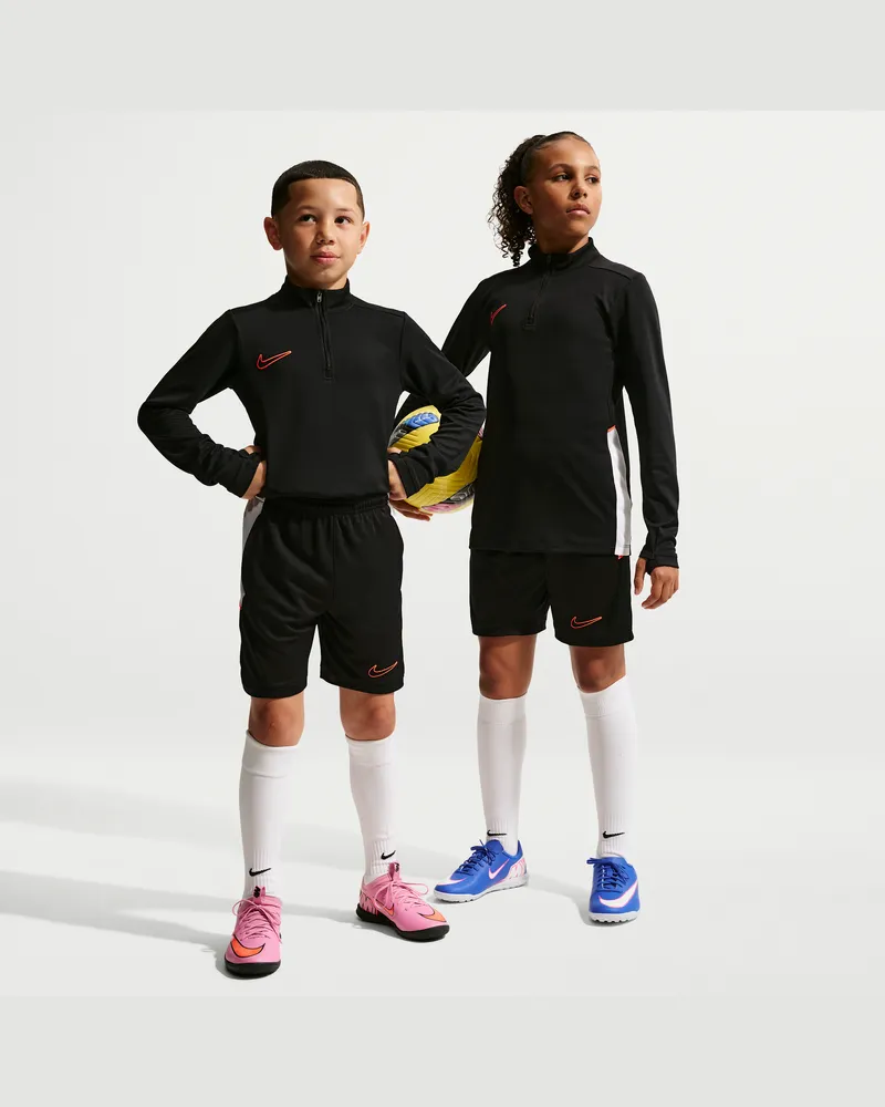 Nike Academy Dri-FIT Fußball Shorts aus Webmaterial (ältere Kinder) - Schwarz Schwarz