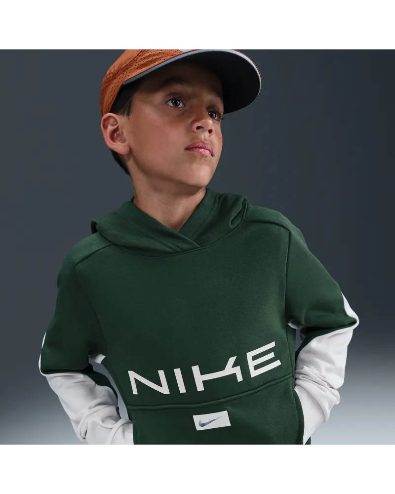 Nike Multi Dri-FIT-Fleece-Hoodie (ältere Kinder) - Grün Grün