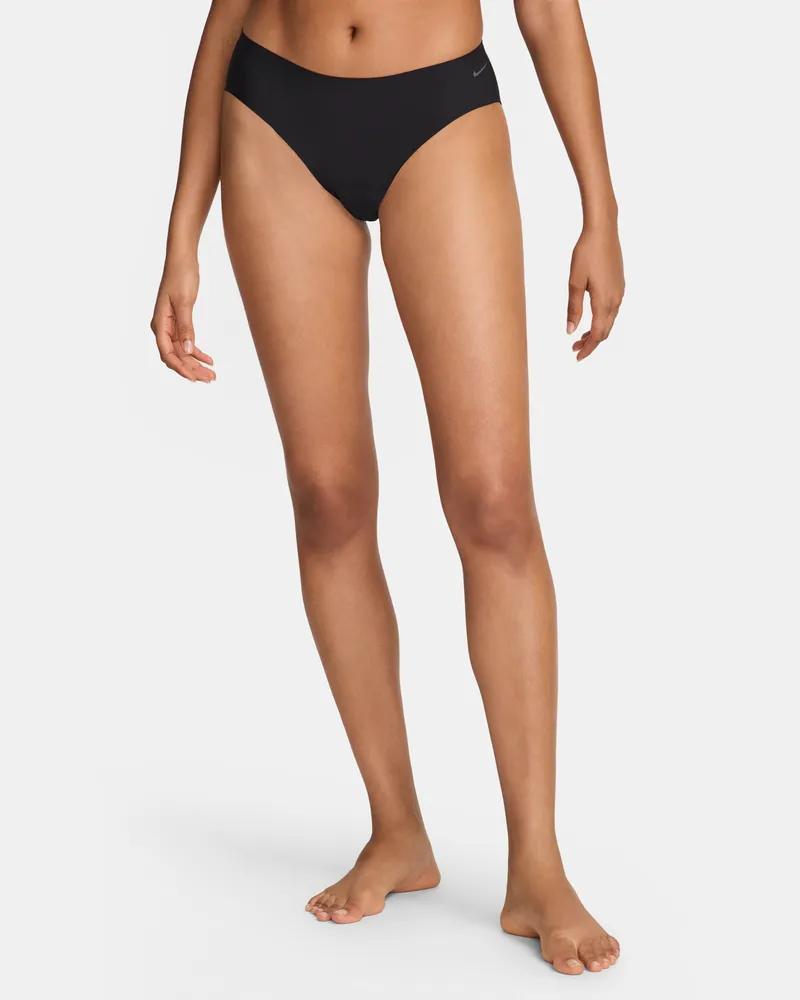 Nike Leak Protection: Periodensichere Slip-Unterwäsche (Damen) - Schwarz Schwarz
