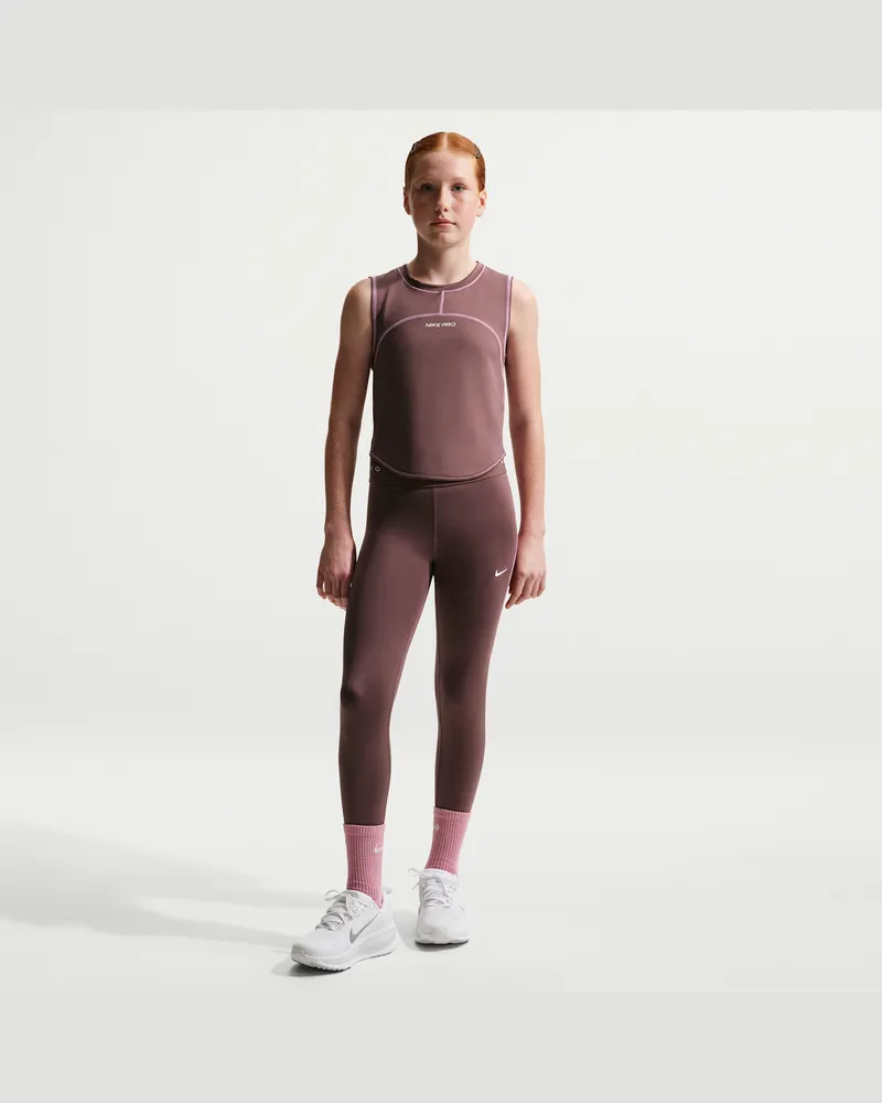 Nike Pro Dri-FIT Leggings für Mädchen - Lila Lila