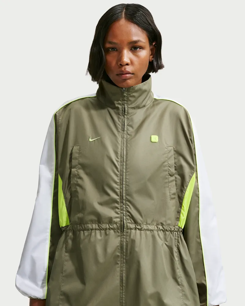 Nike Shox Damenjacke aus Webmaterial - Grau Grau