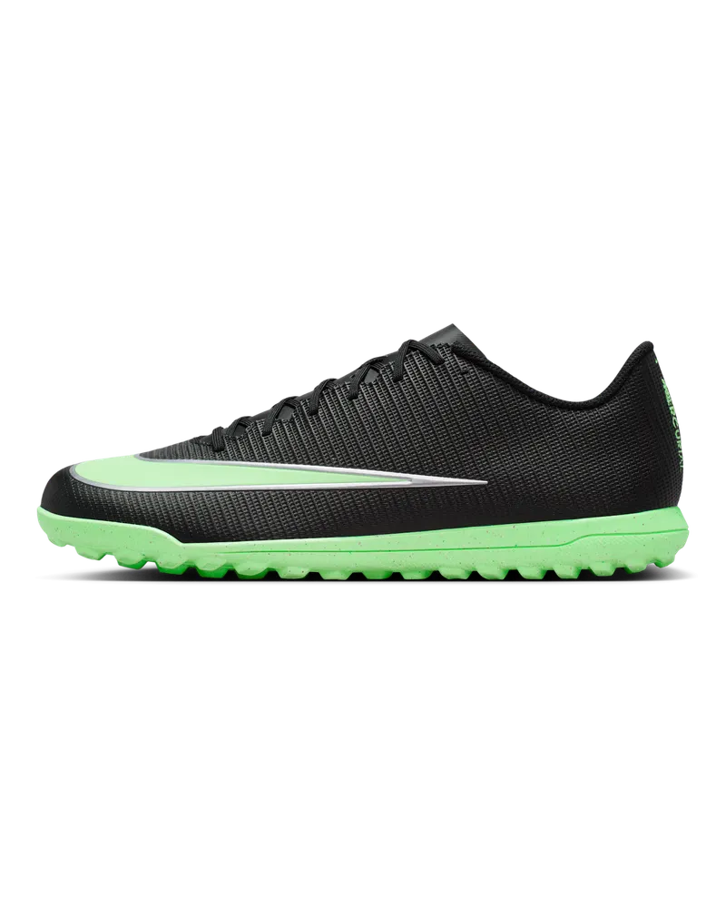 Nike Mercurial Vapor 17 Club Low-Top-Fußballschuh für Turf - Schwarz Schwarz