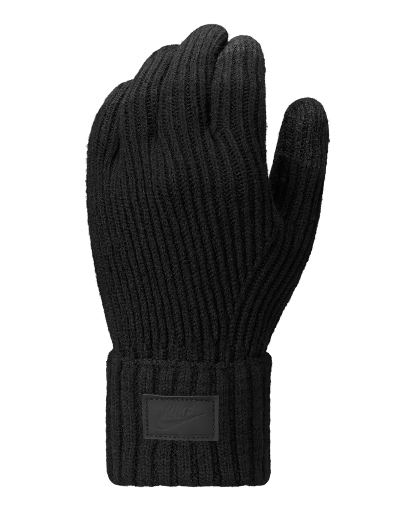 Nike City Strickhandschuhe (1 Paar) - Schwarz Schwarz