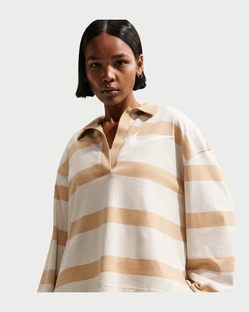 Nike Oversize-Oberteil (Damen) - Grau Grau