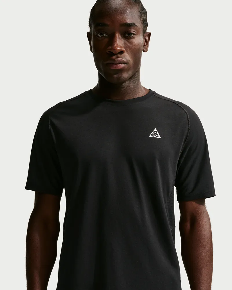 Nike ACG "Solar Chase" Dri-FIT ADV Traillaufoberteil (Herren) - Schwarz Schwarz