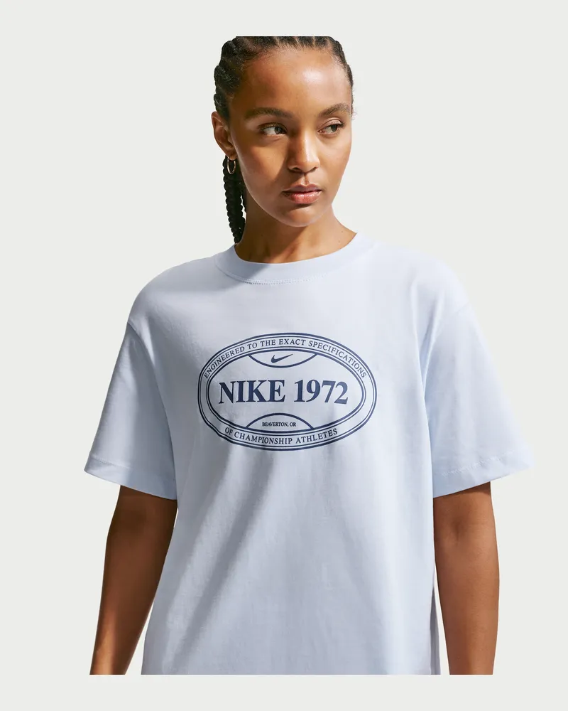 Nike Oversize-T-Shirt (Damen) - Grau Grau