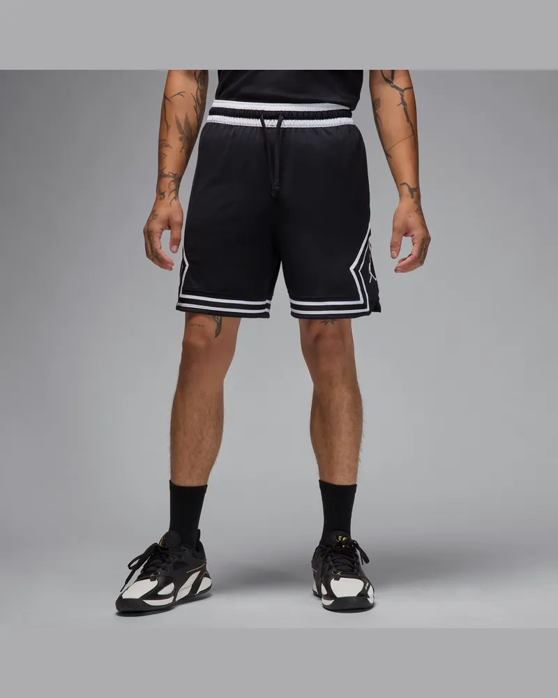 Jordan Sport Dri-FIT Diamond Mesh-Shorts (Herren) - Schwarz Schwarz