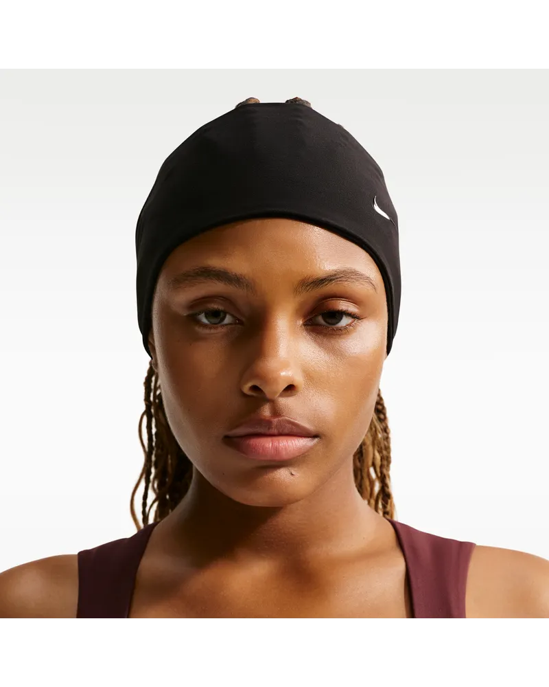 Nike Fury Plus breites Stirnband mit Dri-FIT-Technologie - Schwarz Schwarz