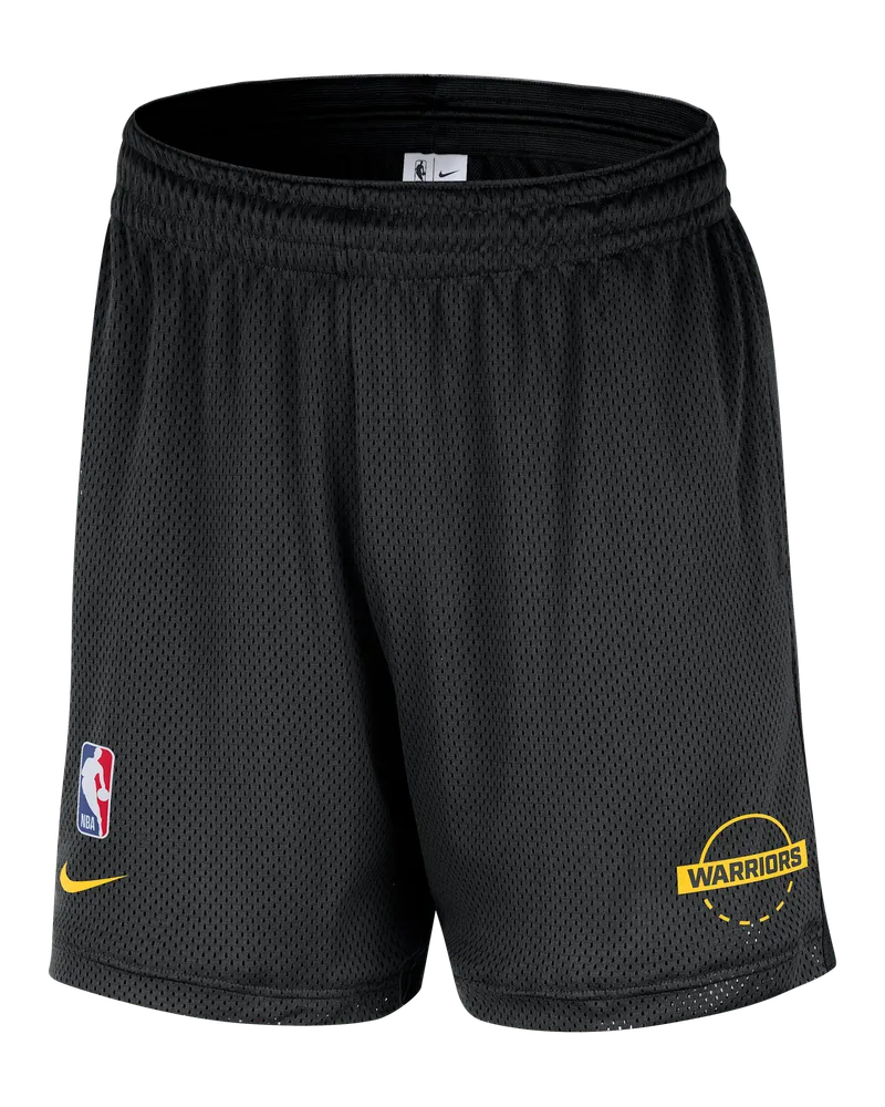 Nike Golden State Warriors  NBA Mesh-Shorts für Herren - Schwarz Schwarz
