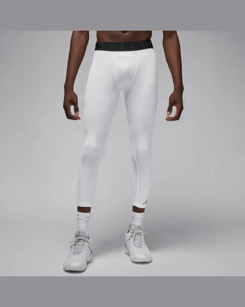 Jordan Sport Dri-FIT 3/4-Tights für Herren - Weiß Weiß