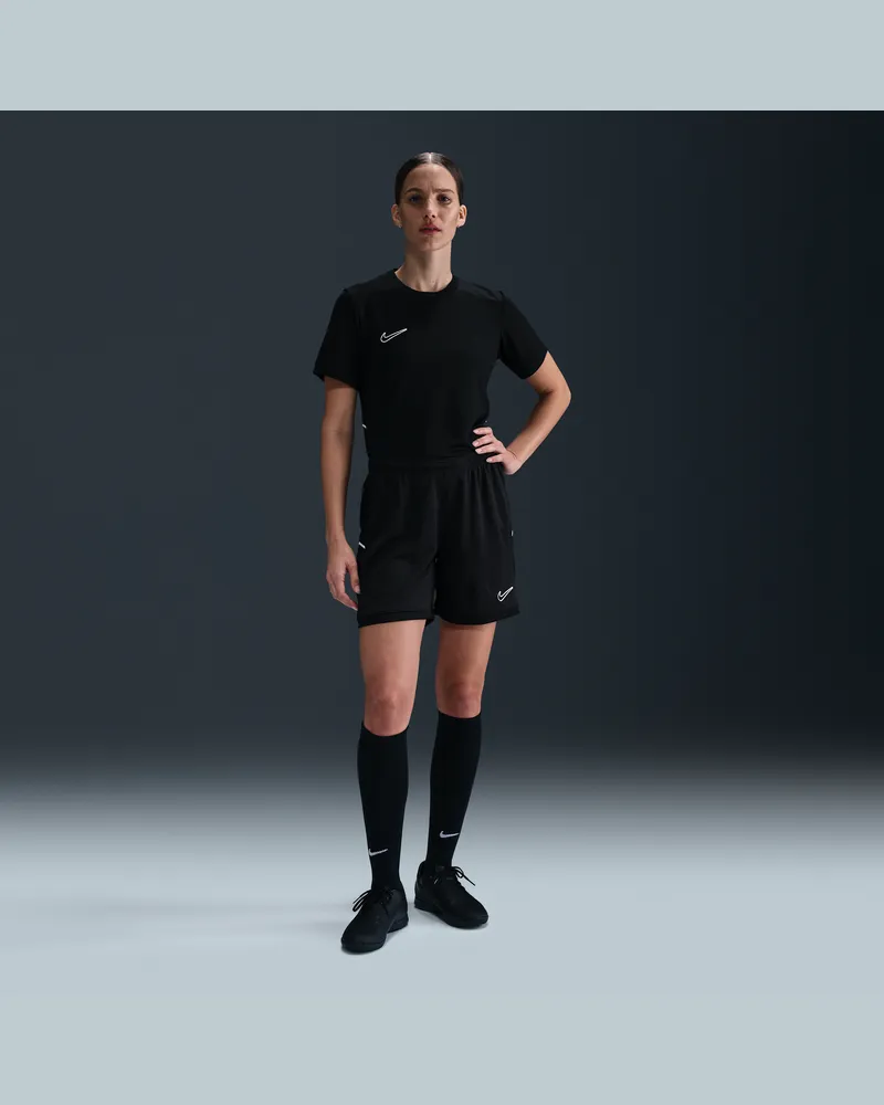 Nike Academy Dri-FIT-Fußballshorts (Damen) - Schwarz Schwarz