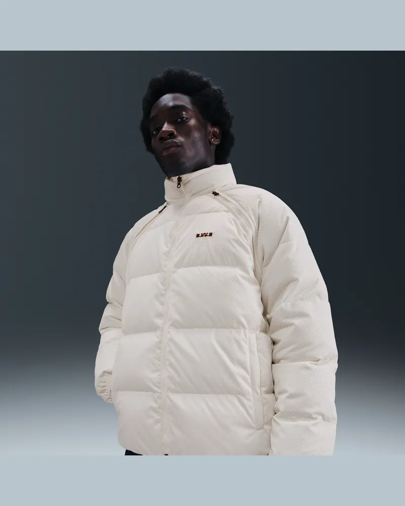 Nike LeBron Therma-FIT Daunenjacke (Herren) - Weiß Weiß