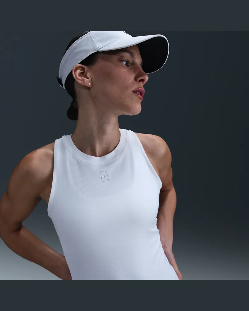 Nike Court Advantage Dri-FIT Tennis-Tanktop für Damen - Weiß Weiß