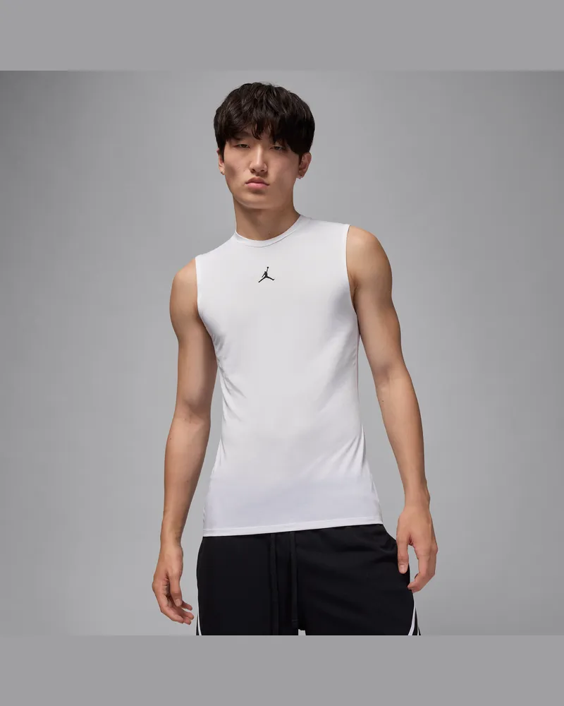 Jordan Sport ärmelloses Dri-FIT Funktionstanktop (Herren) - Weiß Weiß
