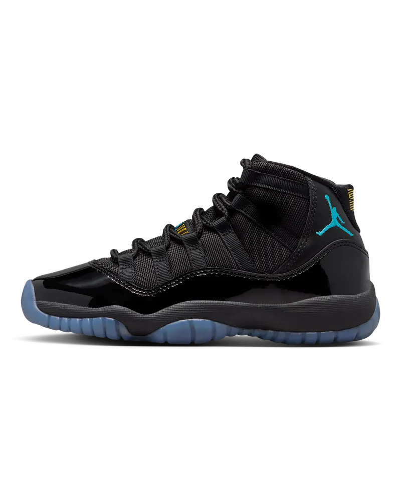 Jordan Air  11 Retro "Gamma" Schuh (ältere Kinder) - Schwarz Schwarz