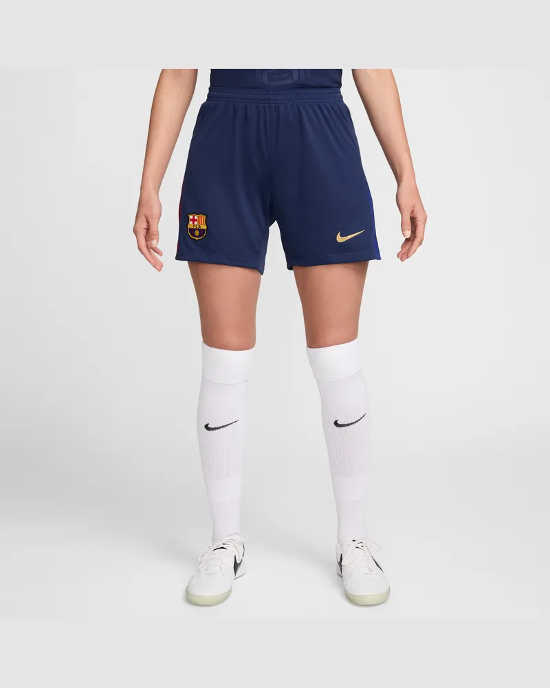 Nike FC Barcelona 2023/24 Stadium Home  Dri-FIT Replica-Fußballshorts für Damen - Blau Blau