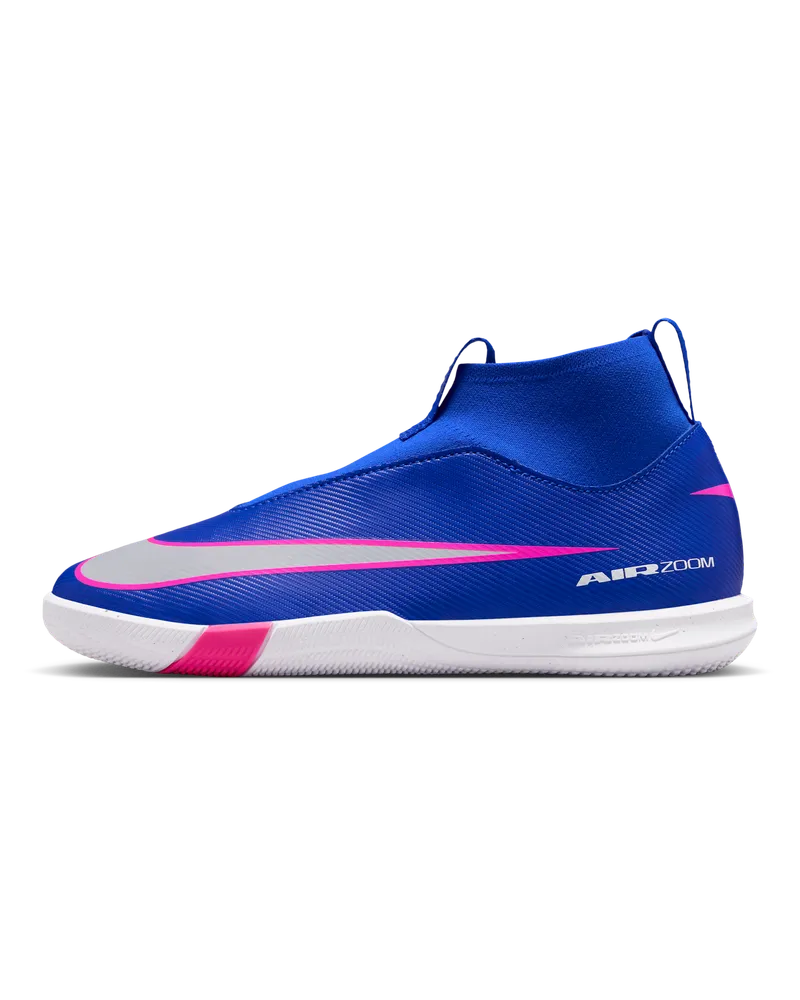 Nike Jr. Mercurial Superfly 10 Academy IC High-Top-Fußballschuh (jüngere/ältere Kinder) - Blau Blau