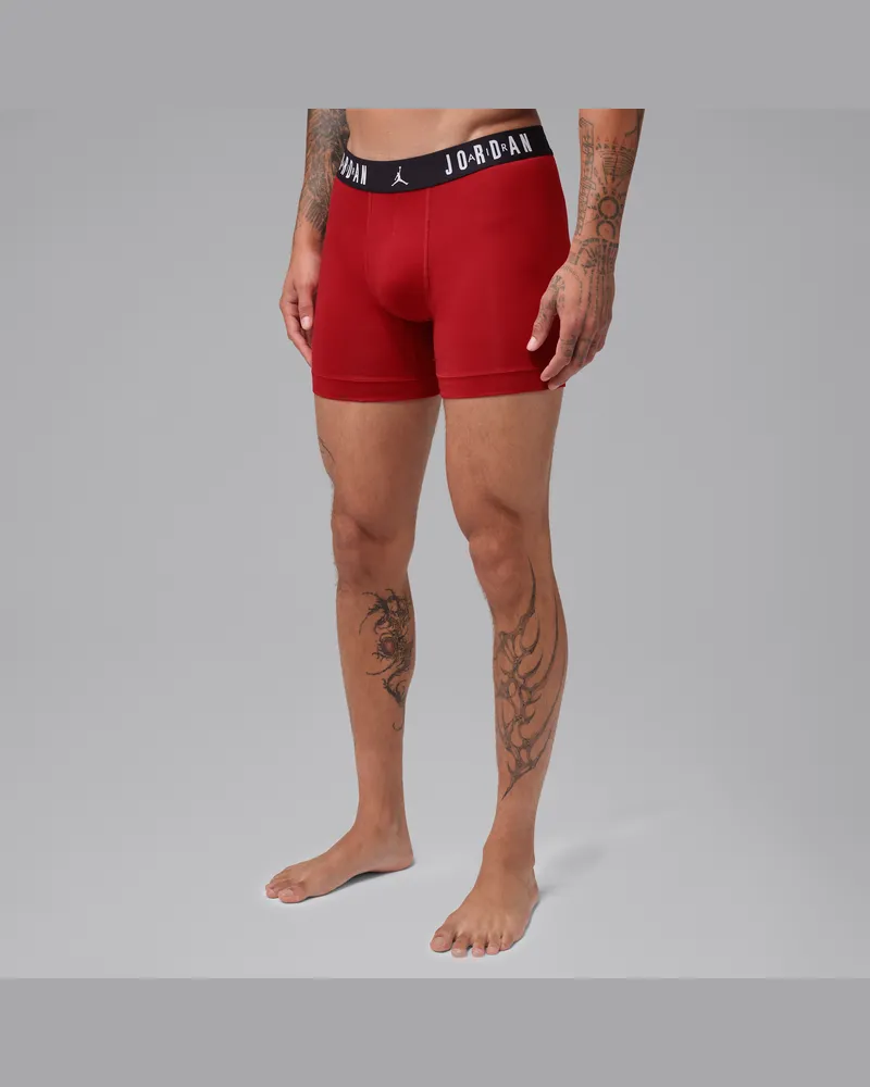 Jordan Dri-FIT Boxershorts aus Baumwolle (5er-Pack, Herren) - Rot Rot