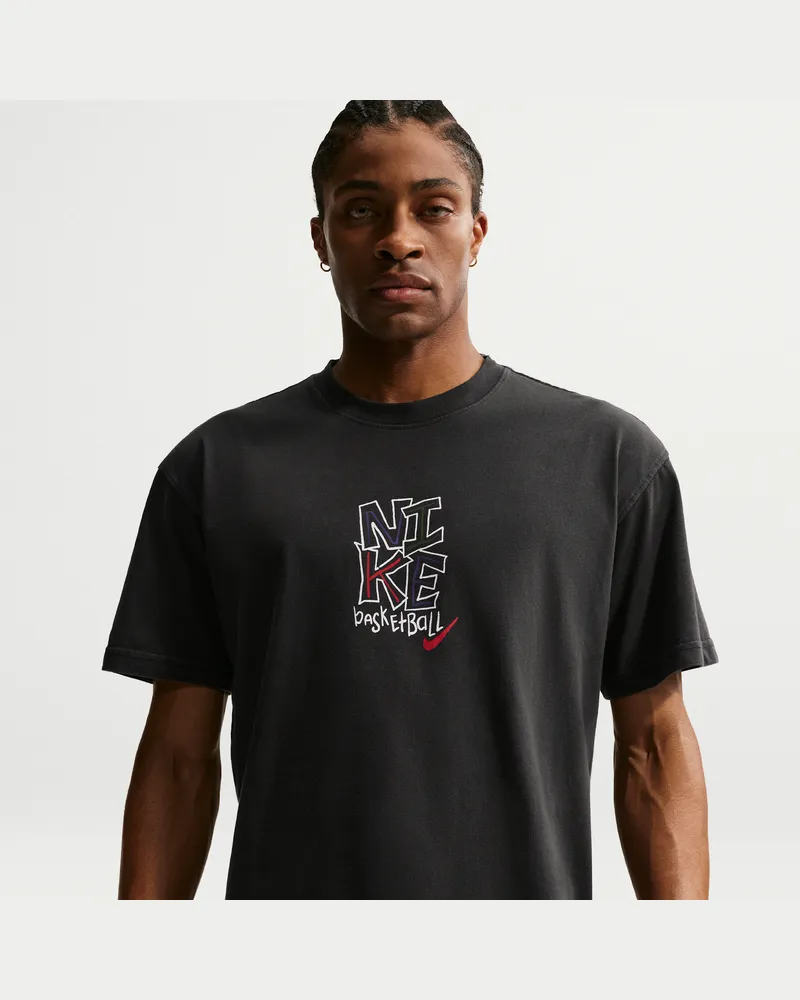 Nike Basketball-T-Shirt (Herren) - Schwarz Schwarz