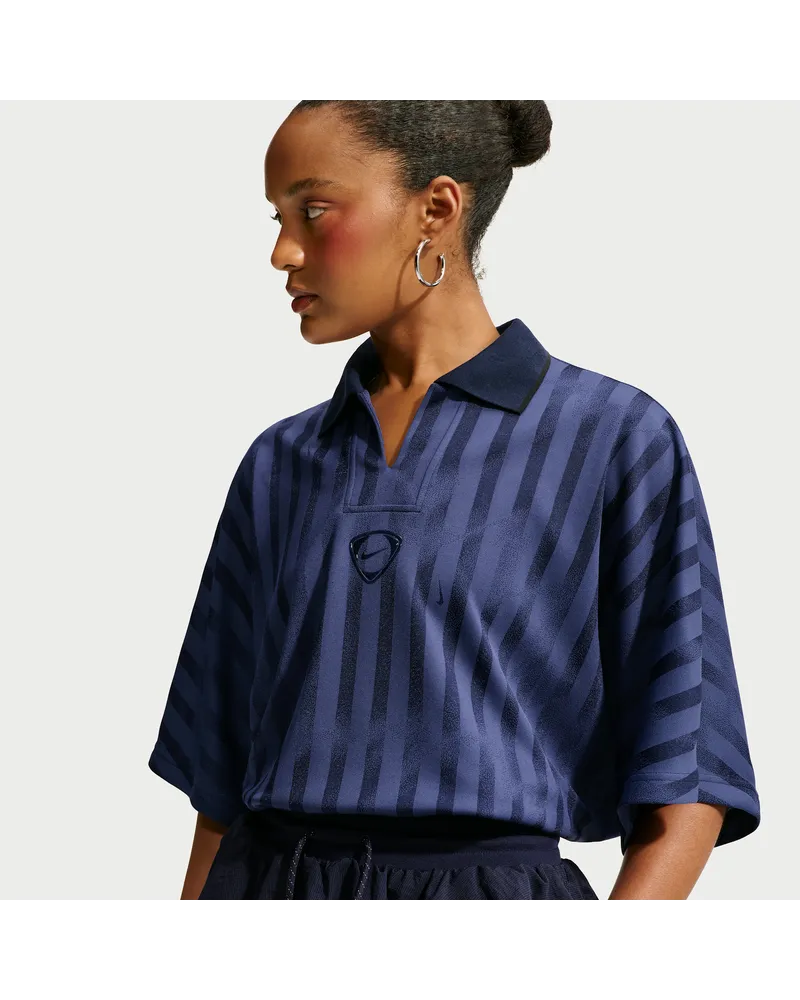 Nike Runway Jersey-Top (Damen) - Blau Blau