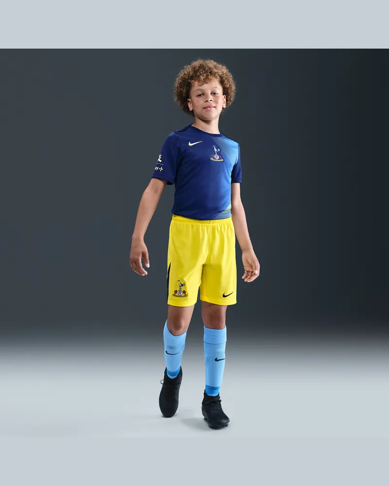 Nike Tottenham Hotspur 2025/26 Stadium Third  Dri-FIT Total 90 Replika-Fußballshorts (ältere Kinder) - Gelb Gelb