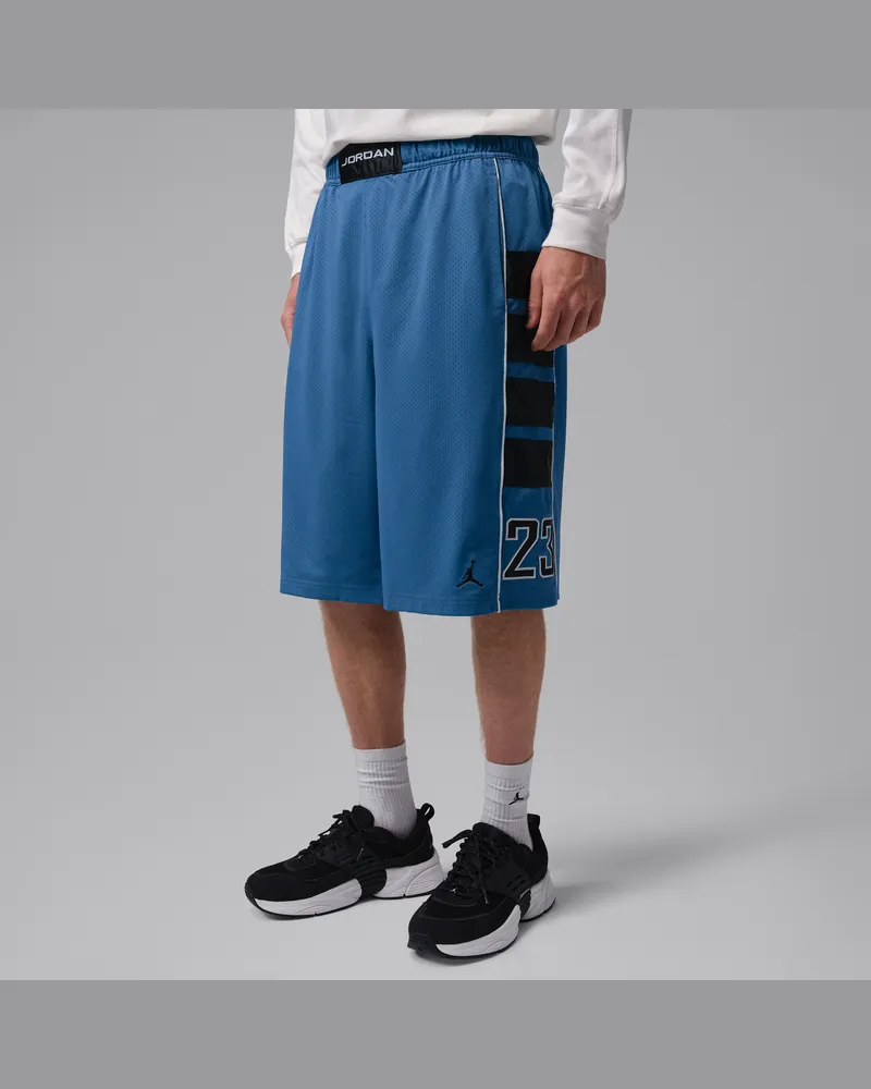 Jordan Brooklyn Mesh Cat Scratch Shorts (Herren) - Blau Blau
