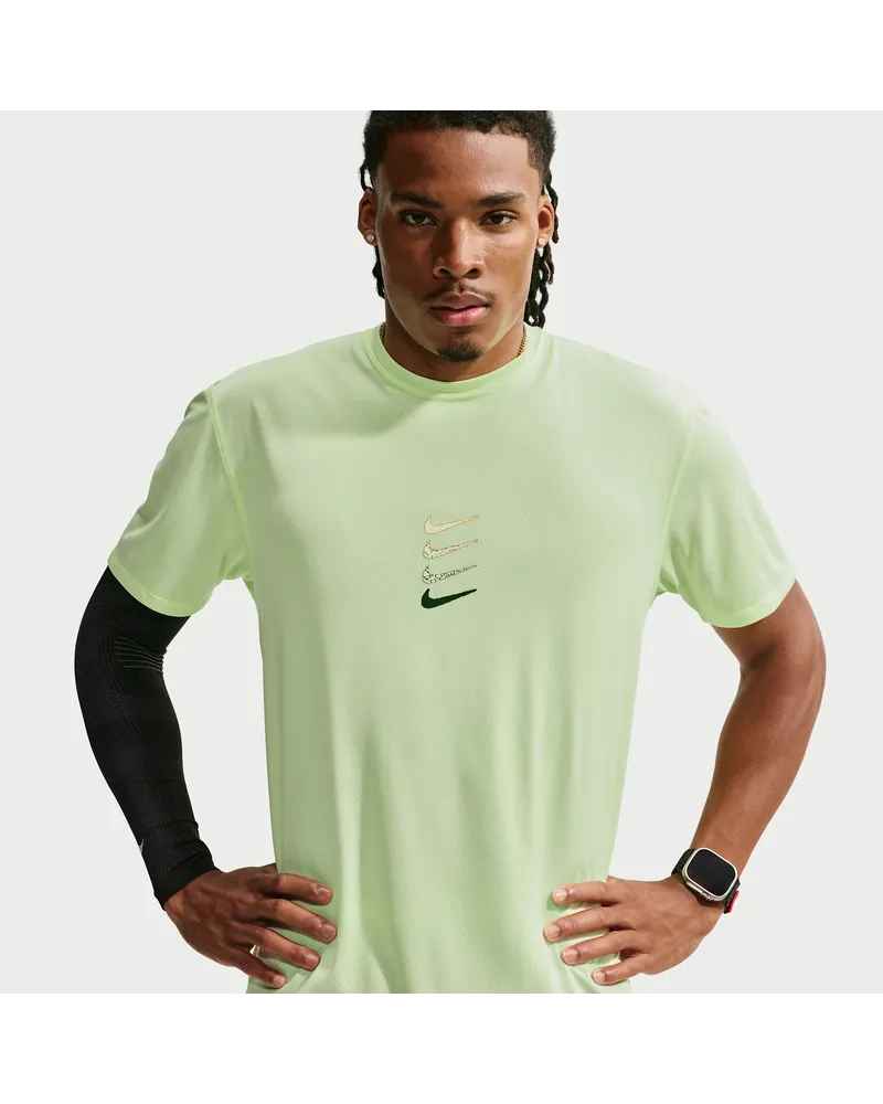 Nike Dri-FIT Laufoberteil (Herren) - Gelb Gelb
