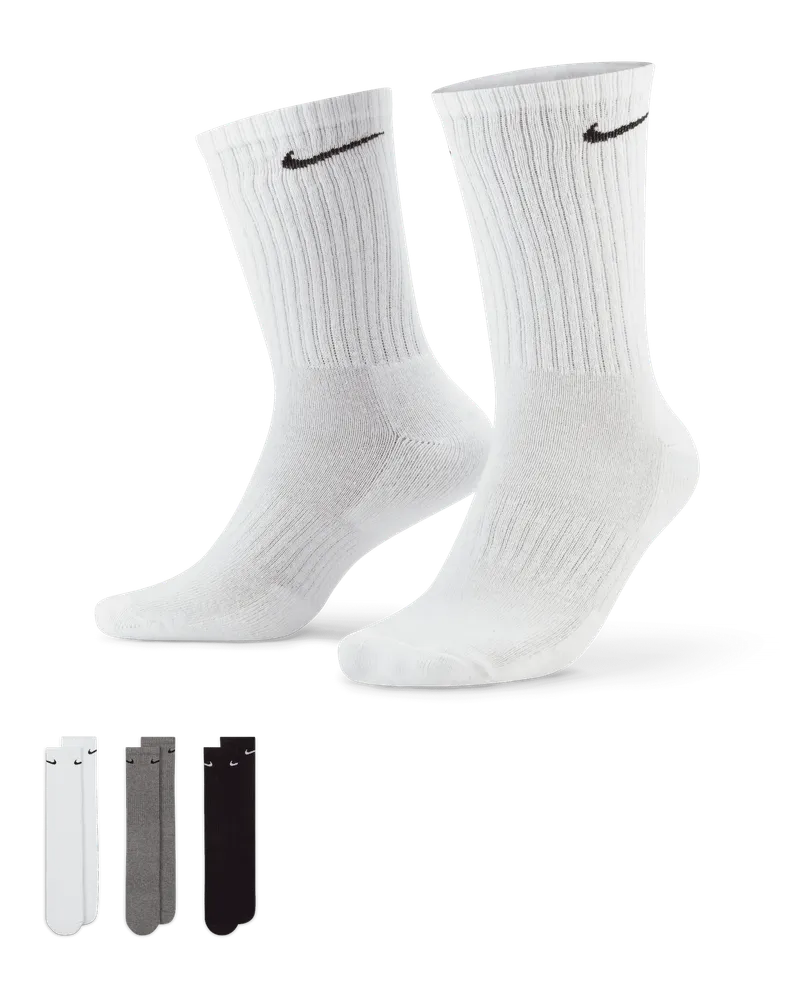 Nike Everyday Cushioned Crew-Trainingssocken (3 Paar) - Multi-Color Multi-color