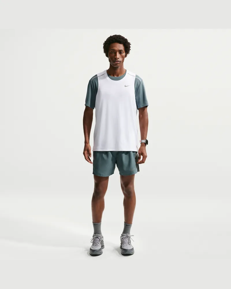 Nike Miler Dri-FIT 2-in-1-Laufshorts (Herren, ca. 13 cm) - Grau Grau