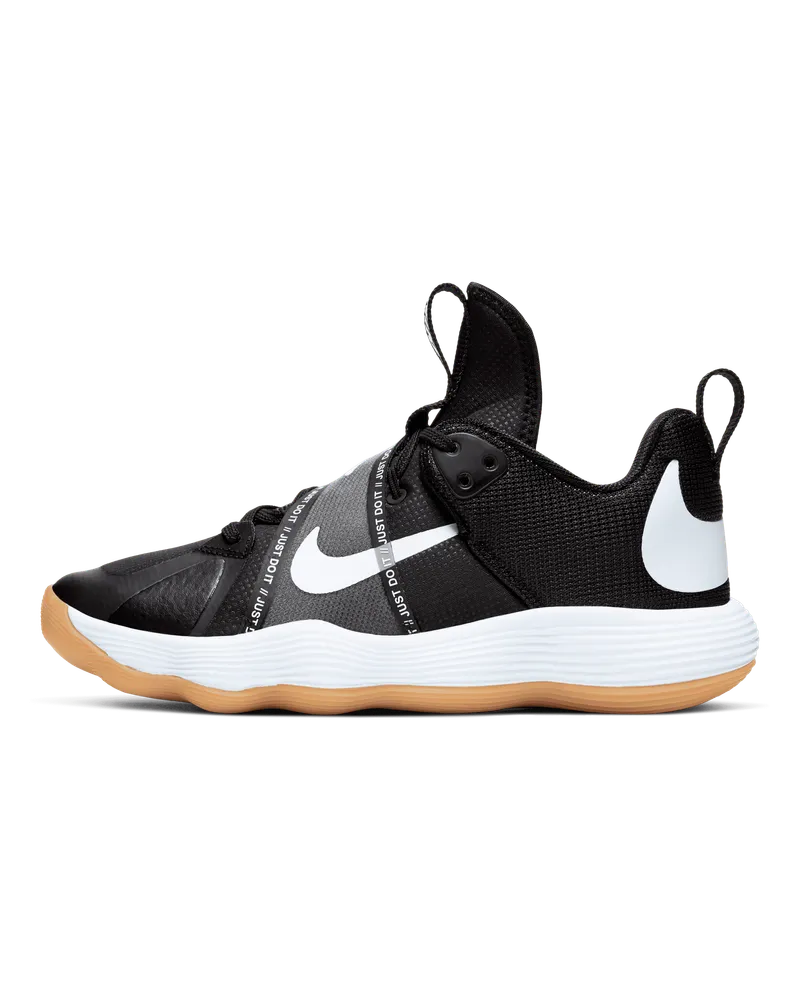 Nike React HyperSet Indoor-Court-Schuh - Schwarz Schwarz