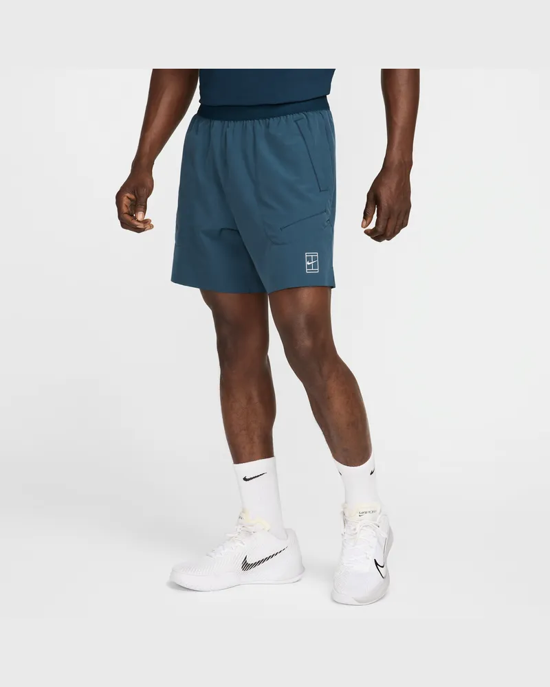 Nike Court Advantage Dri-FIT-Tennisshorts (ca. 15,5 cm) - Blau Blau