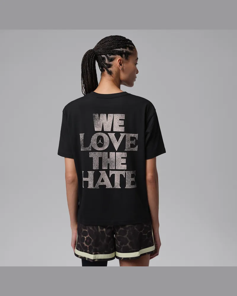 Jordan Sport Dri-FIT T-Shirt mit Grafik (Damen) - Schwarz Schwarz