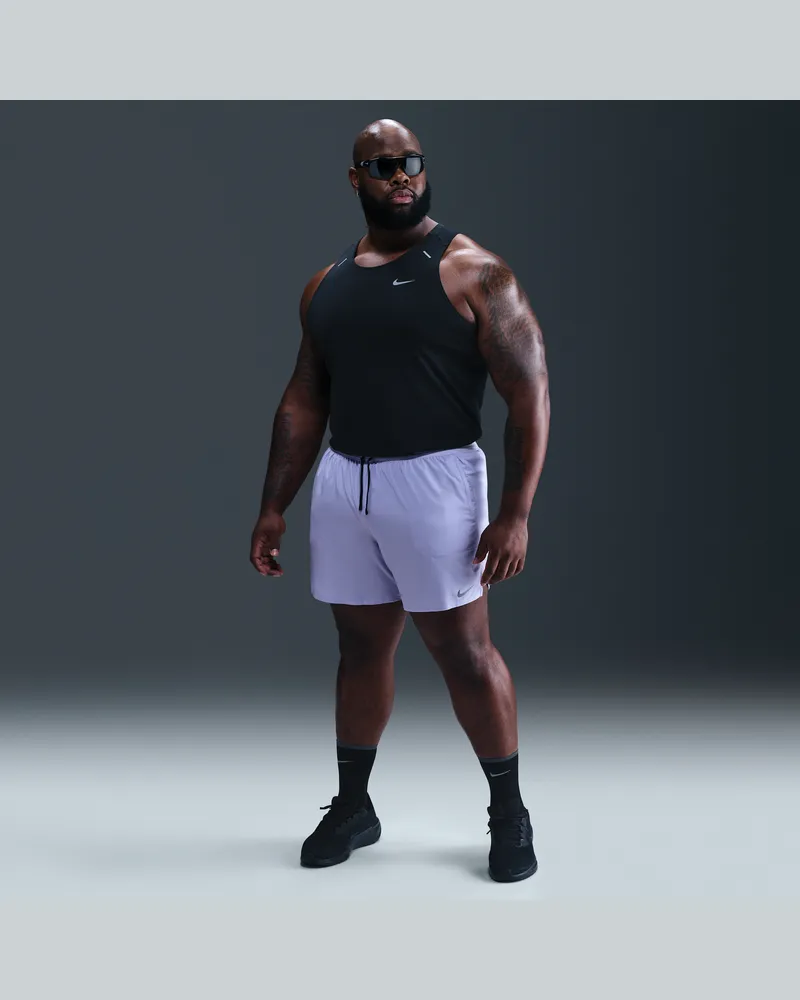 Nike Stride Dri-FIT-Laufshorts mit Futter für Herren (ca. 18 cm) - Lila Lila
