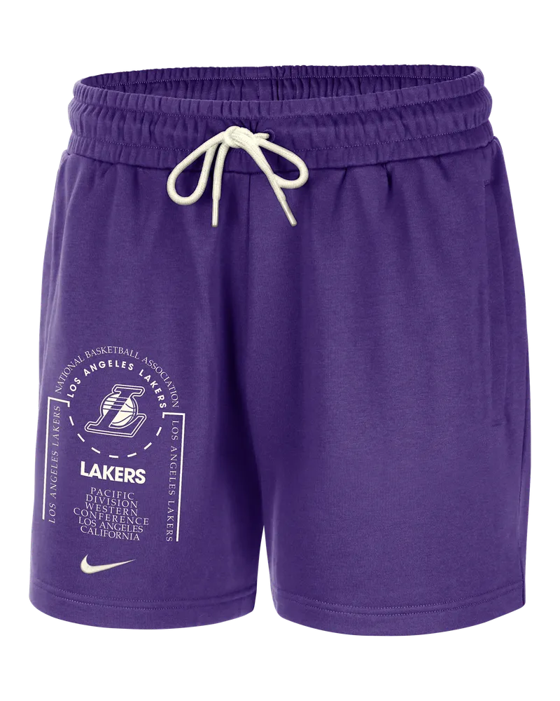 Nike Los Angeles Lakers Club Courtside  NBA Fleece-Shorts (Herren) - Lila Lila