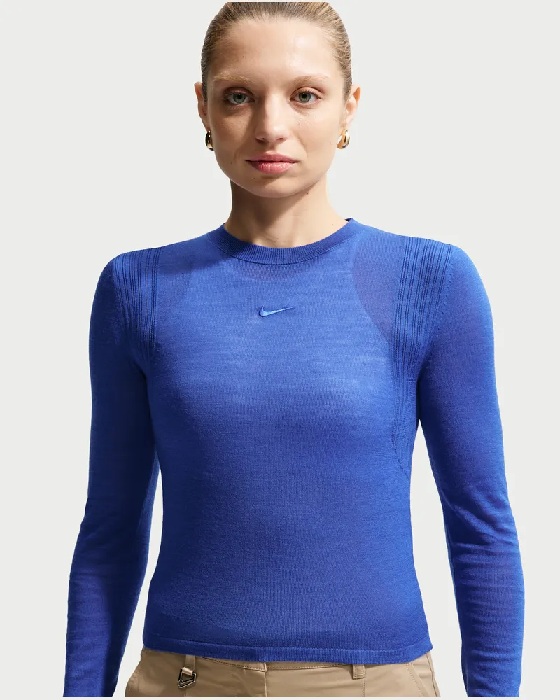 Nike Airreverent Longsleeve (Damen) - Blau Blau