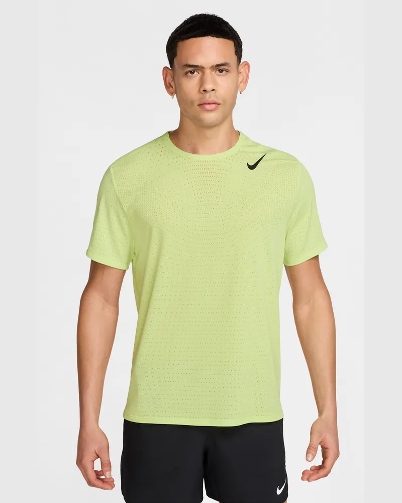 Nike AeroSwift Dri-FIT ADV Kurzarm-Laufoberteil (Herren) - Gelb Gelb