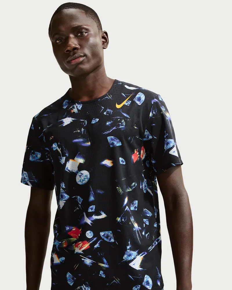 Nike AeroSwift Dri-FIT ADV Kurzarm-Laufoberteil (Herren) - Schwarz Schwarz