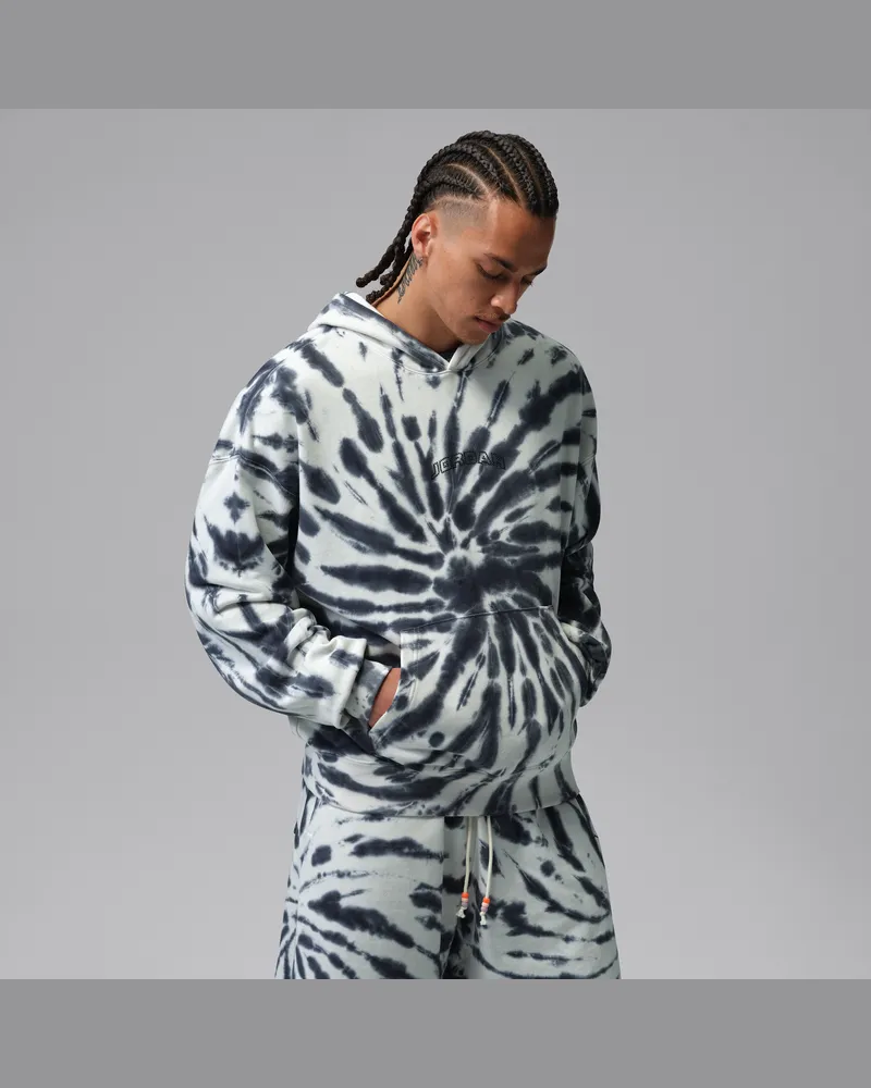 Jordan Brooklyn Festival Fleece-Pullover mit Batik-Design (Herren) - Weiß Weiß