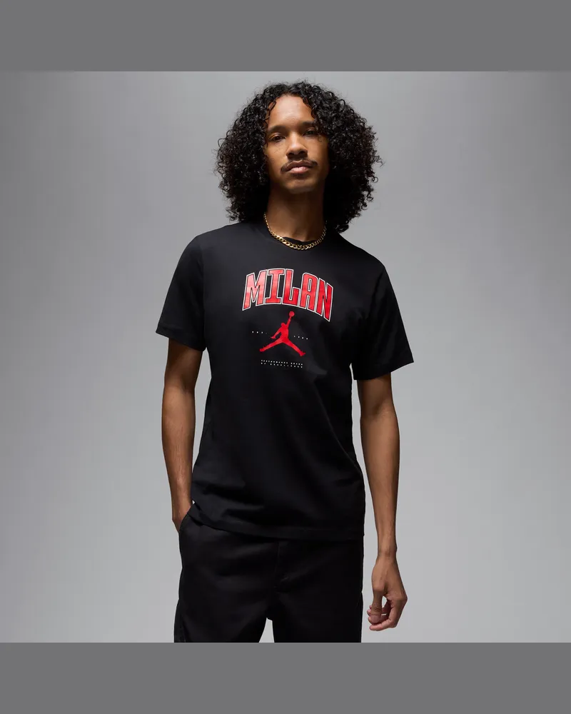 Jordan Mailand T-Shirt (Herren) - Schwarz Schwarz