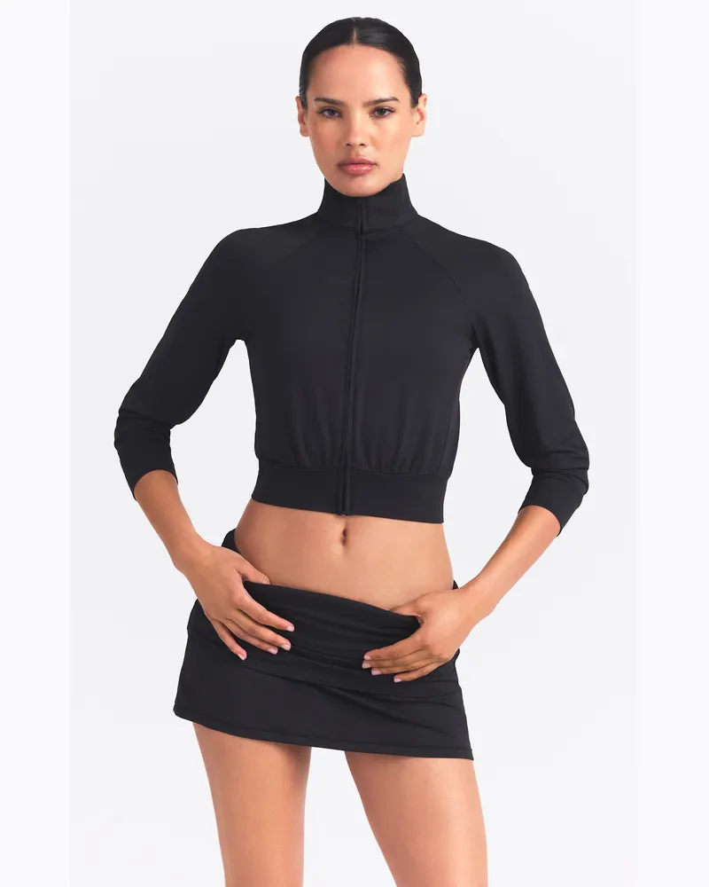 Nike SKIMS Airy Damen-Trainingsjacke - Schwarz Schwarz