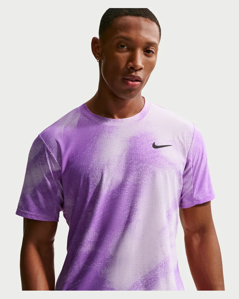 Nike Court Slam Dri-FIT ADV Tennisoberteil (Herren) - Lila Lila