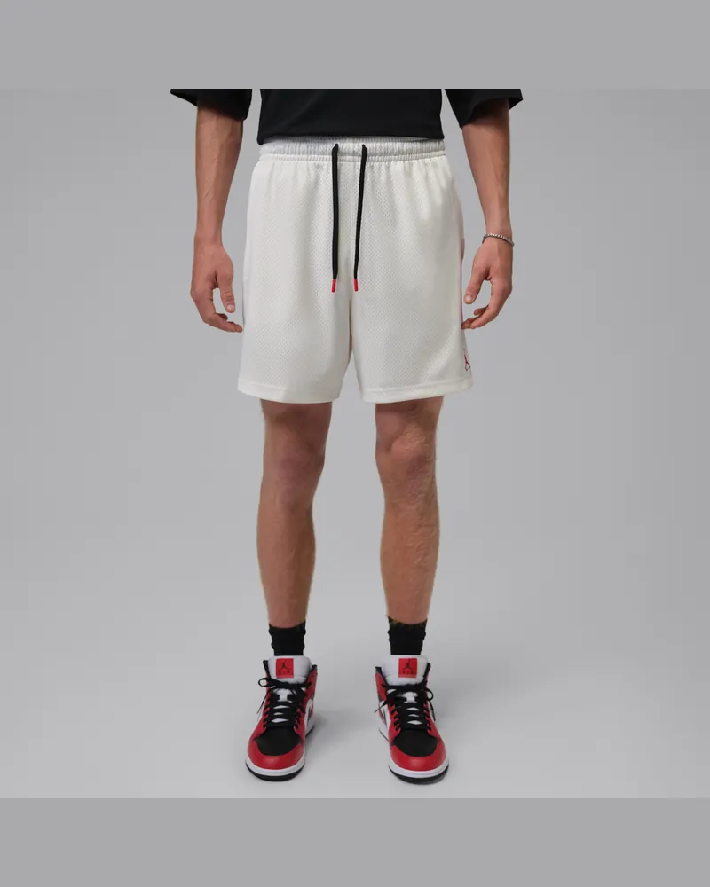 Jordan Brooklyn Mesh-Shorts (Herren) - Weiß Weiß