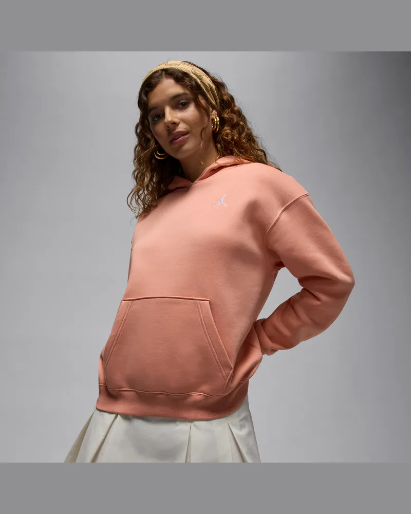 Jordan Brooklyn Fleece-Hoodie für Damen - Orange Orange